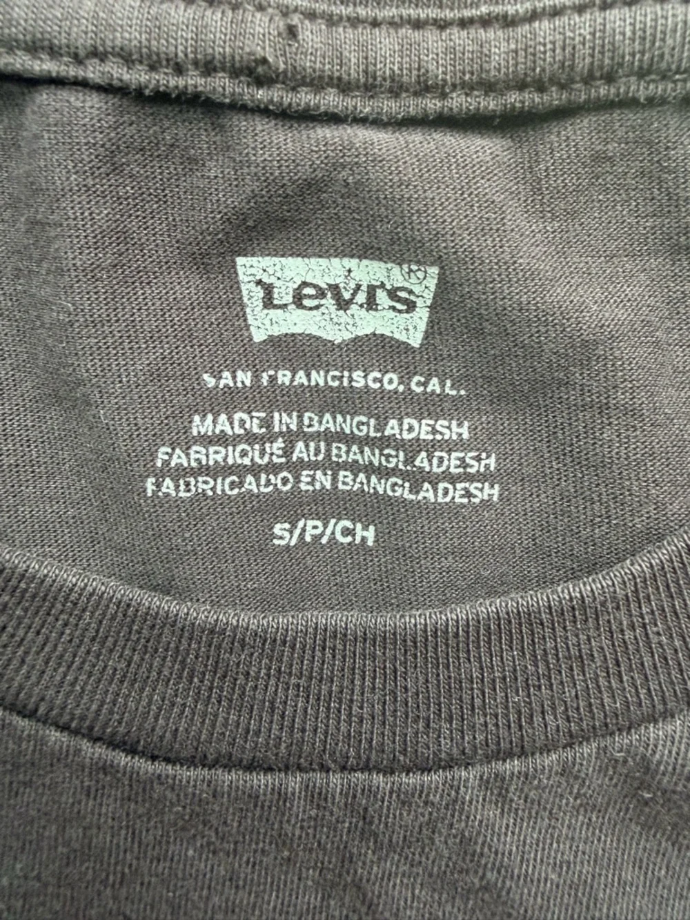 Levi’s The Perfect Tee Black Graphic Logo T-Shirt Women’s Small - Picture 3 of 7